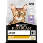 PURINA PRO PLAN | Light Adult 1+ | Riche en Dinde | Croquettes | Chat | Sac de 10kg