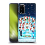 MAN CITY FC 2024 PREMIER LEAGUE CHAMPIONS SOFT GEL CASE FOR SAMSUNG PHONES 1