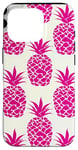 Coque pour iPhone 16 Pro Festive Tropical Ananas Coque de téléphone Motif Noël