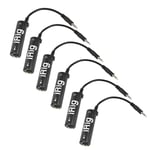 2X( 6Pcs Guitar Link Audio Interface Cable Rig Adapter Converter System7732