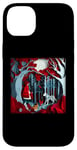 Coque pour iPhone 14 Plus Illustration en papier découpé Petit Chaperon rouge