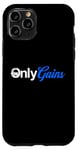 Coque pour iPhone 11 Pro Gym Bodybuilder Fitness Workout Only Gains