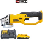 DeWalt DCG412 18V XR Angle Grinder 125mm With 1 x 2.0Ah Battery & Charger