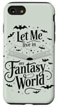 Coque pour iPhone SE (2020) / 7 / 8 Magical Fairies and Dragons Amoureux de livres