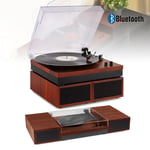 Fenton 102.152 RP165C Record Player with Speakers BT Cherry