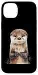 Coque pour iPhone 14 Plus Aquarelle Otter Baby