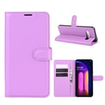 LG Classic V60 ThinQ 5G flip kuoret - Violetti