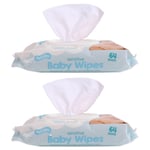 128x FRAGRANCE FREE BABY WET WIPES Sensitive Newborn Gentle Skin Cleanse Hygiene