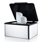 Blomus Menoto Wipes Box, Makeup Remover Wipes Box, Tissue Box, Polerat rostfritt stål, 7,5x15x13cm, 68822