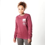 Sweat Tortues Ninja Bebop And Rocksteady femme - Bordeaux - M - Burgundy