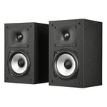 Polk Audio Monitor XT15 High-Resolution Compact Bookshelf Loudspeakers, Hi-Res Certified Performance, Dolby Atmos Certified & DTS:X Compatible, Black