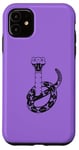 Coque pour iPhone 11 Design simple et beau serpent