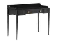 Bureau console avec 1 tiroir - MDF - Noir mat - RENEVI de Pascal Morabito