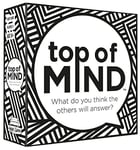 Top of mind - What do You Think the Others Will Answer? - Family Game by Hygge Games,Black and White,Box Size 5.7 x 5.7 x 1.8 Inches