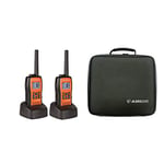 ALBRECHT Tectalk Float - Waterproof PMR Walkie-Talkies (Set of 2) Including Charger, In Case