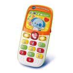 VTech - Baby Smartphone Bilingue Mixte, Téléphone Bébé, Jouet d'Éveil - Version FR, Brun