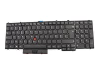 Lenovo - Ersättningstangentbord För Bärbar Dator - Med Trackpoint, Ultranav - Fransk - Fru - För Thinkpad P50 20En, 20Eq  P70 20Er, 20Es