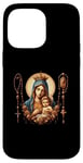 iPhone 14 Pro Max Holy Rosary Virgin Mary Baby Jesus Catholic Rosary Mysteries Case