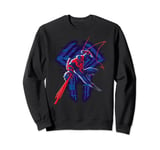 Marvel Spider-Man: Across the Spider-Verse 2099 Glitch Sweatshirt