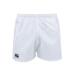 Canterbury Advantage Short de Rugby Homme Blanc FR : XS (Taille Fabricant : XS)