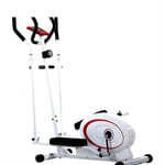 FQCD Elliptical Machine Trainer Quiet Driven Elliptical Trainer Exercise Cross Trainer Machine Workout At Home Or Gym