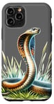 Coque pour iPhone 11 Pro Serpent Cobra x Serpent dans l'herbe