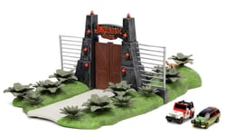 JADA TOYS, JURASSIC WOLRD Park with 2 vehicles, , JAD34244