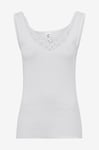 Calida - Linne Feminine Sense Tank Top - Vit