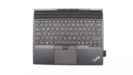 Lenovo ThinkPad X1 Tablet Thin Keyboard gen 2 - tastatur - med ClickPad  Trackpoint - QWERTY - USA - midnatts sort