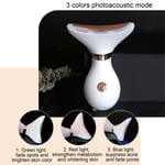 Neck Vibration Massager 3 Color Lights Remove Wrinkles Skin Rejuvenation XAT