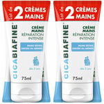 CicaBiafine Crème Mains Réparation Intense 2x2x75 ml