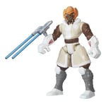 Figurine Star Wars Hero Mashers - Plo Koon - Bleu - Garçon - 15 cm - Sabre laser inclus