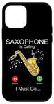 iPhone 12 mini Saxophone Phone Display Saxophone Is Calling I Must Go Case