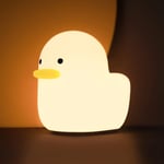 Duck Night Light lapsille, UNEEDE Himmennettävä yövalo lapsille Silikoni Baby Night Light Duck Yövalo kosketusanturilla Ajastin Lastenhuoneen sisustus Makuuhuone