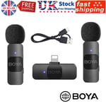 BOYA BY-V2 One-Trigger-Two 2.4G Wireless Microphone System Mini Lapel Mic B G5C0