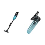 Makita DCL180ZB Vacuum Cleaner Li-ion LXT, Batteries and Charger not Included, Black, 18 V & 191D73-9 Cyclone Attachment Set (Lock) Black