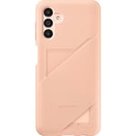 Coque souple ultra fine avec porte carte intégrée Samsung pour Galaxy A13 5G Pêche