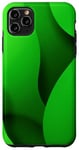 Coque pour iPhone 11 Pro Max Art abstrait minimaliste, design esthétique vert