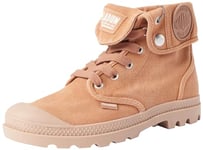 Palladium Women's Baggy Sneaker, Brown, 3 UK