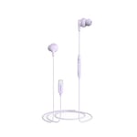 THOMSON Ecouteurs Filaire USB-C pour iPhone 15 / Samsung (écouteurs Intra-Auriculaires filaires avec Micro, Cable 1.2m, Multi Contrôle, Compatible Siri et Google Assistant) Violet