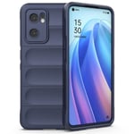 Oppo Reno7 (5G) / Find X5 Lite Fleksibelt Plastdeksel - Blå