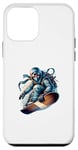 Coque pour iPhone 12 mini Planche Ninja Snowboard Ninja Snow Rider Snowboard