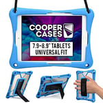 Cooper Trooper Coque Résistante pour Tablette 7.9, 8, 8.4, 8.7, 8.9" | Housse À Format Universelle Enfant Adulte avec Béquille et Sangle