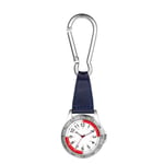 JewelryWe Montre Mousqueton Homme Femme: Montres de Poche et Goussets à Calcul d'Impulsion Analogique Quartz Montre Porte Clé Index chiffres Clair et Facile à lire pour Sac à Sos Activité de Plein Air