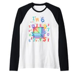 Maths Day Number Costume 6th Birthday Idea For Kids & Number Raglan Baseball Tee