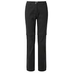 Craghoppers Womens Kiwi Pro Conv Trousers Hiking Pants, Black, 14 Short EU