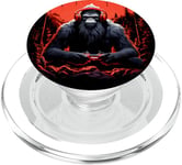 Bigfoot Gamer Graphic Art - Joueur de jeux vidéo amusant PopSockets PopGrip pour MagSafe