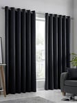 Fusion Strata Dim Out Eyelet Curtains