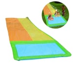 Lawn Water Slide with 2 Bodyboards Water Sports Giant Backyard Waterslide, Garden Slip Slide with Splash Sprinkler And Crash Pad Games Outdoor Water Toys