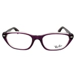 Ray-Ban Cats Eye Transparent Pink Crystal Womens Glasses Frames - One Size